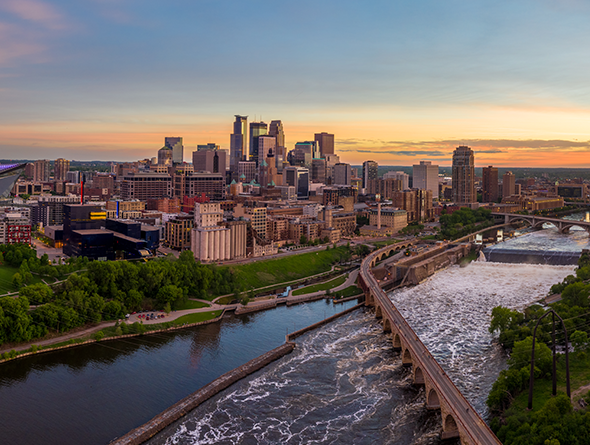 Mississippi Skyline view