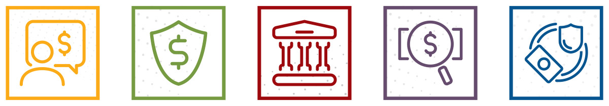 anti money laundering icons