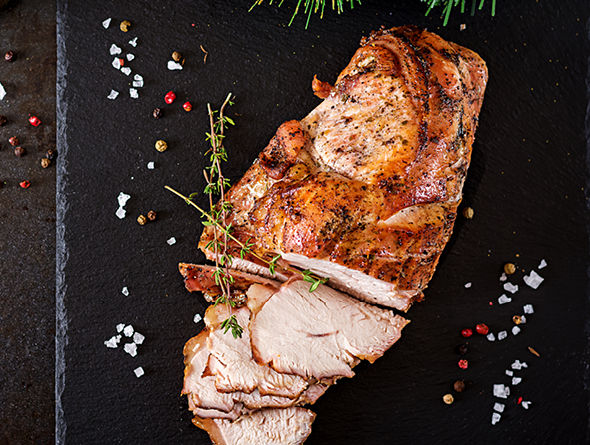Sliced Roast Turkey Breast