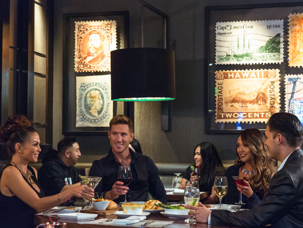 Group dining at Redwood Steakhouse at The Cal