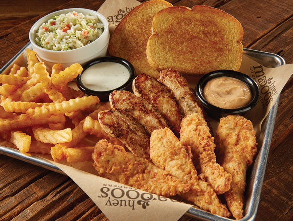 Chicken and Fries at Huey Magoo's at Fremont