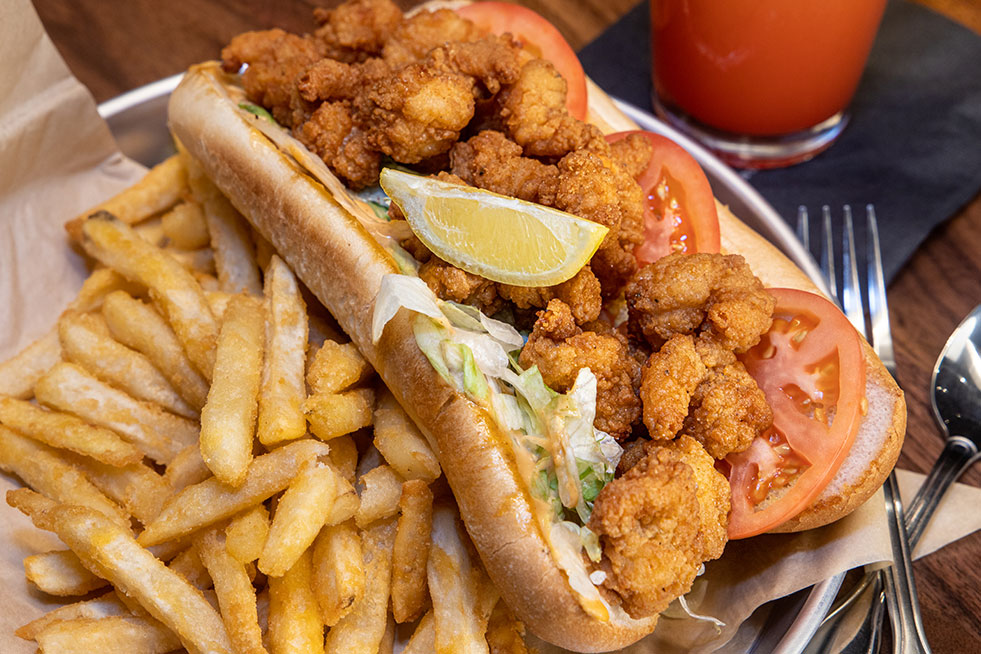 shrimp po boy